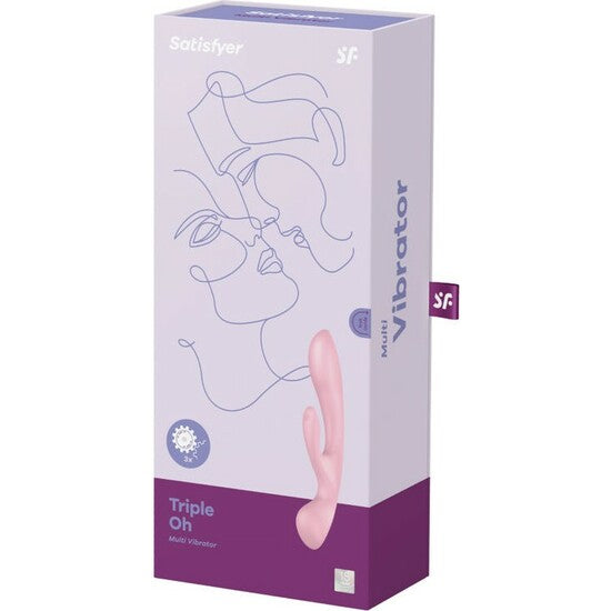 Vibrador Híbrido Triplo Oh - Rosa - Satisfyer - 2