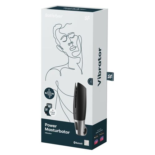 Masturbador de Potência - Preto e Prata - Satisfyer - 1