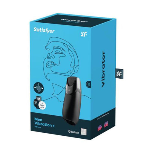 Homens Vibração+ - Preto - Satisfyer - 1