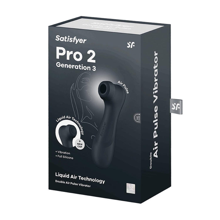 Pro 2 Geração 3 Tecnologia Liquid Air - Preto - Satisfyer - 1