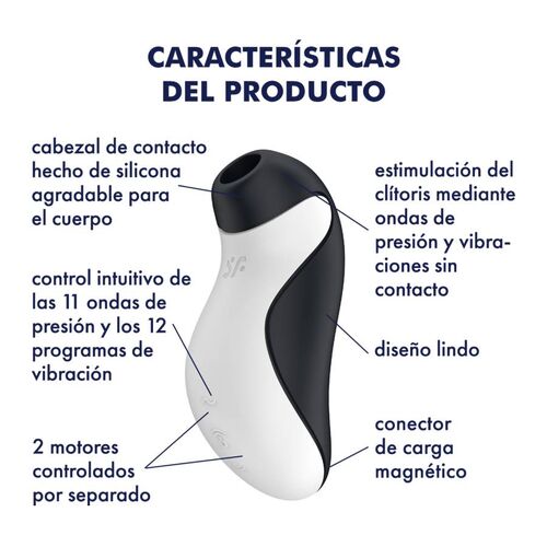 Satisfyer - Estimulador de Pulsos de Ar Orca + Vibração - Satisfyer - 3