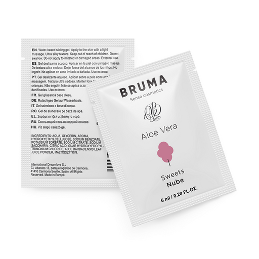 Gel Deslizante com Aloe Vera Sabor a Nuvem 6 ml - Bruma - 1