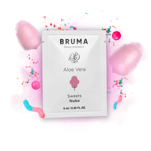 Gel Deslizante com Aloe Vera Sabor a Nuvem 6 ml - Bruma - 1