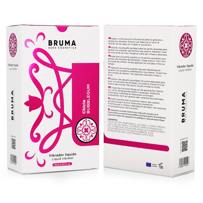 Gel Vibrador Líquido sabor Chiclete 15ml - Bruma - 2