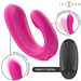 Estimulador e Vibrador Duplo em Forma de U com Controle Remoto - Rosa - Intense - 4