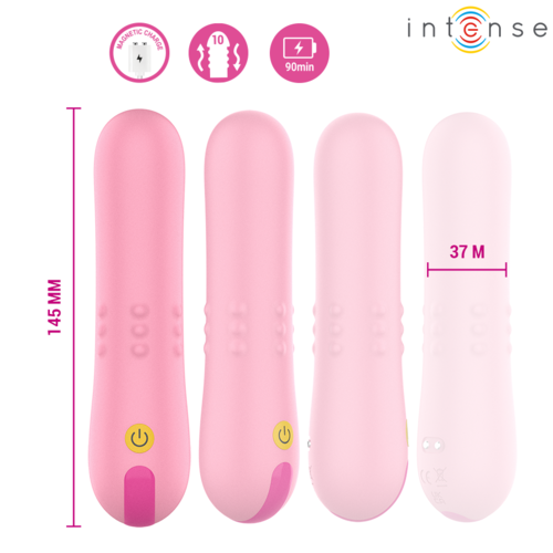 Vibrador Barbara com Pérolas Giratórias - Intense - 5