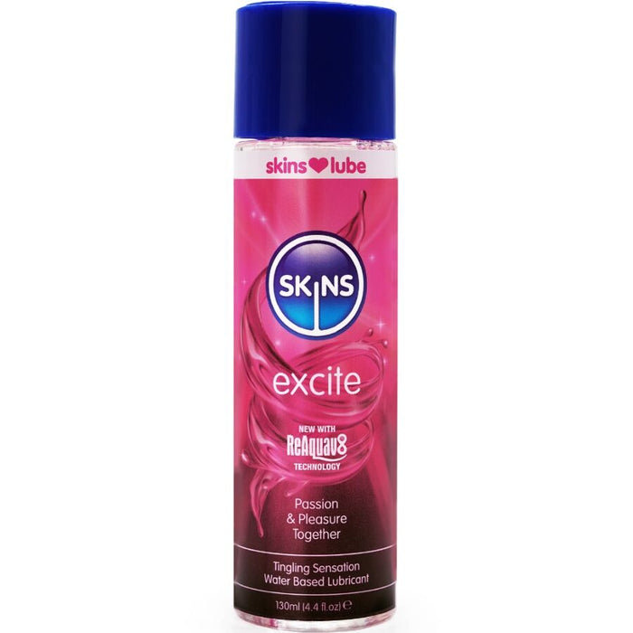 Lubrificante à Base de Água Excite 130ml - Skins - 1