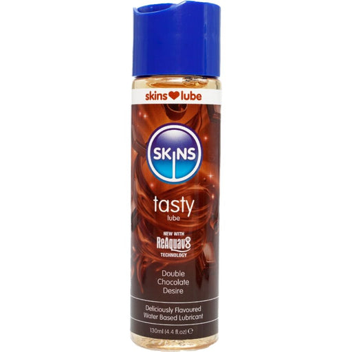Lubrificante à Base de Água Sabor Duplo Chocolate 130ml - Skins - 1