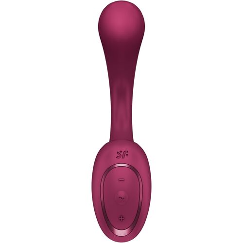 Vibrador Rabbit "G For Goddess 2" Borgonha - Satisfyer - 3