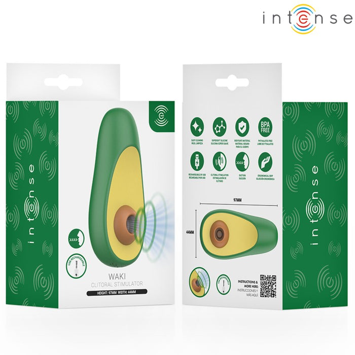 INTENSO - Estimulador WAKI de Sucção de Clitóris Abacate - Intense - 9