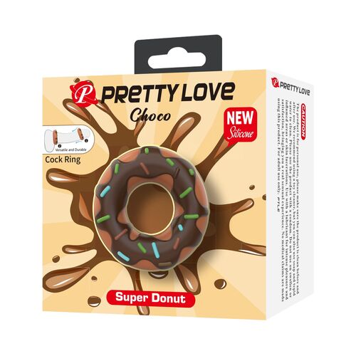 Anel para Pénis Super Donut Marrom - Flirtation - 1