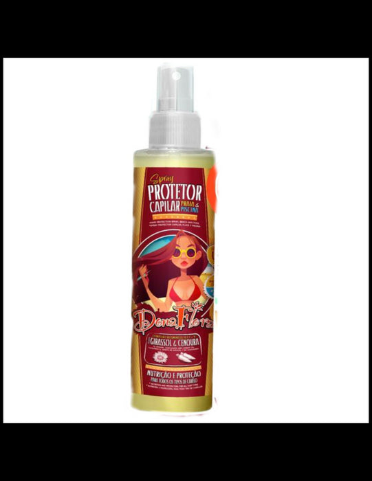 Spray Protetor Capilar para praia e piscina 200ml - Dona Flora - 1