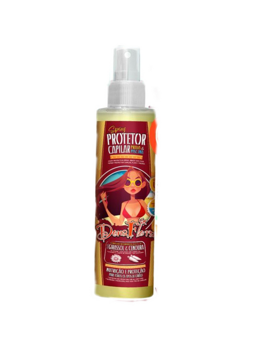 Spray Protetor Capilar para praia e piscina 200ml - Dona Flora - 1