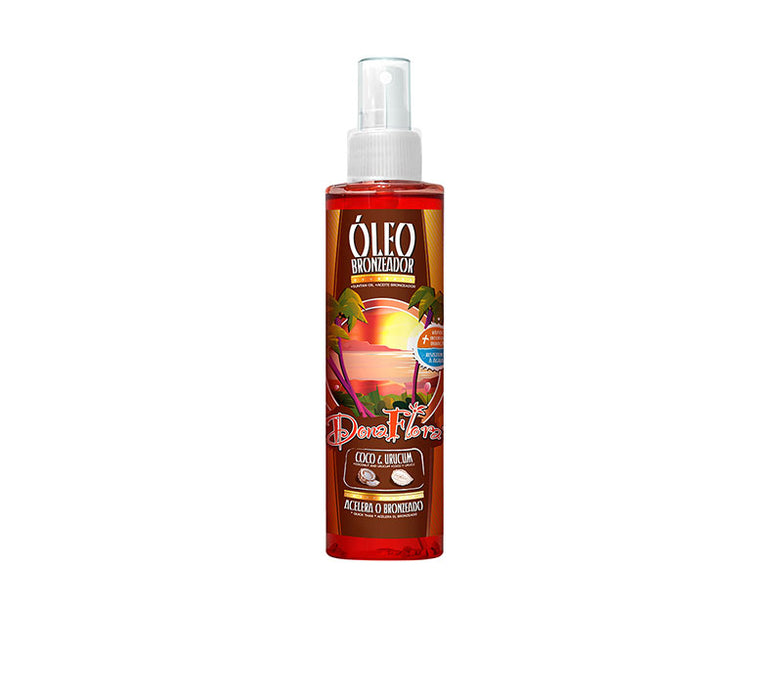 Óleo Bronzeador de Coco e Urucum 200ml - Dona Flora - 1