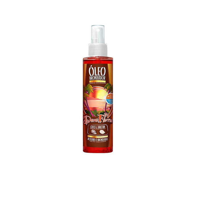 Óleo Bronzeador de Coco e Urucum 200ml - Dona Flora - 1