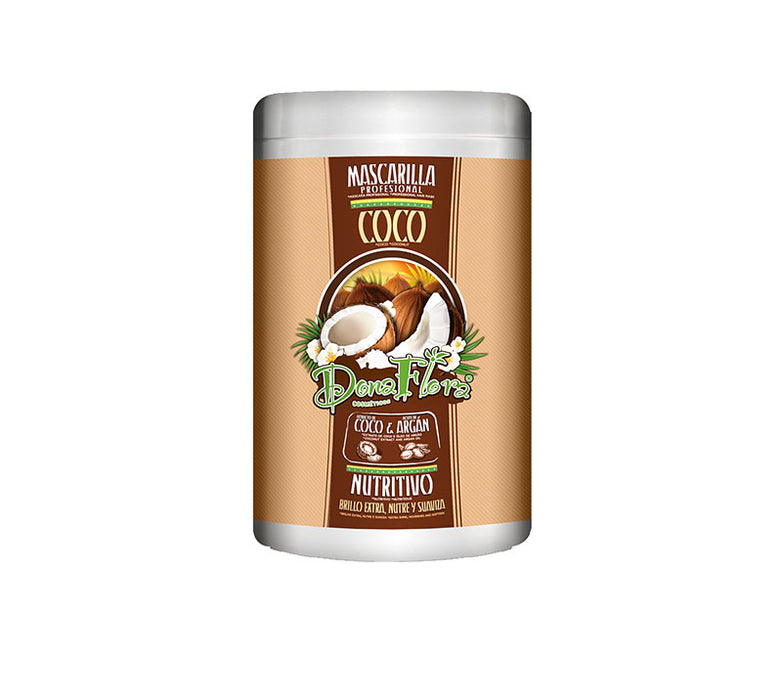 Máscara Nutritiva de Coco e Argãos 1000ml - Dona Flora - 1