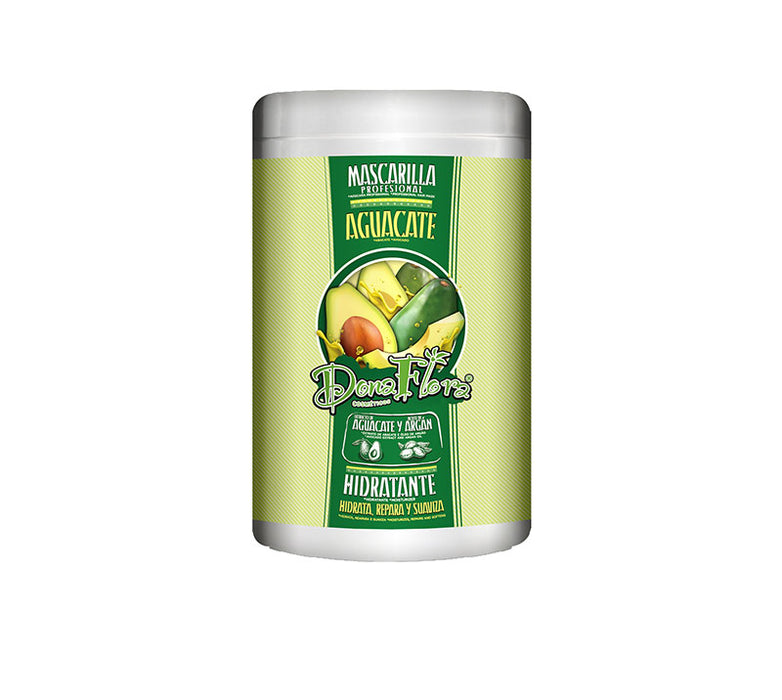 Máscara Capilar Hidratante - Abacate e Argão - 1000ml - Dona Flora - 1