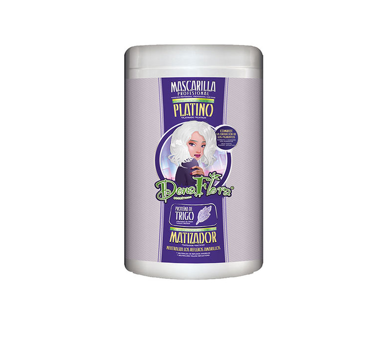 Máscara Matizadora Platino 1000ml - Dona Flora - 1