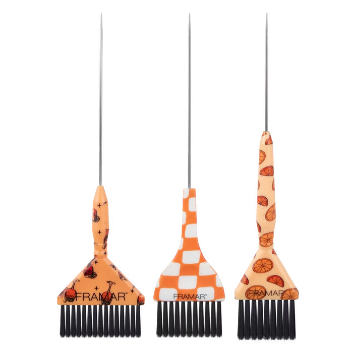 Pin Tail Color Brush Puttin' on the Spritz - Pack de 3 - 3 unidades - Framar - 1