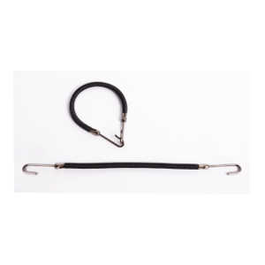 Elásticos com gancho preto 12 unidades - Bifull - 1