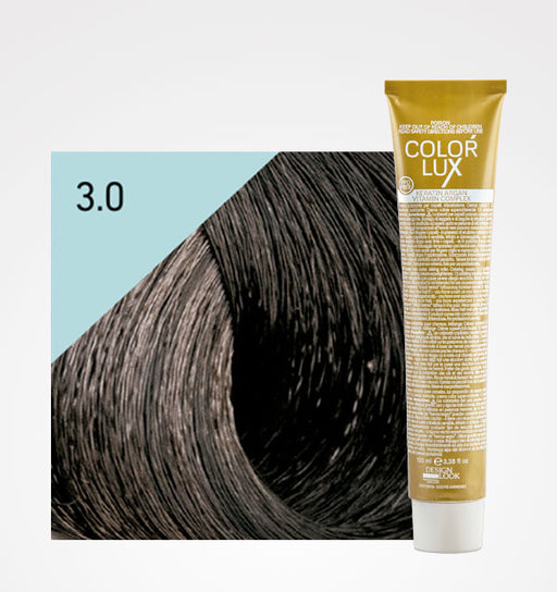 Tinta em Creme Cor Lux 100ml - Design Look: Color - 3.0 Castaño Oscuro