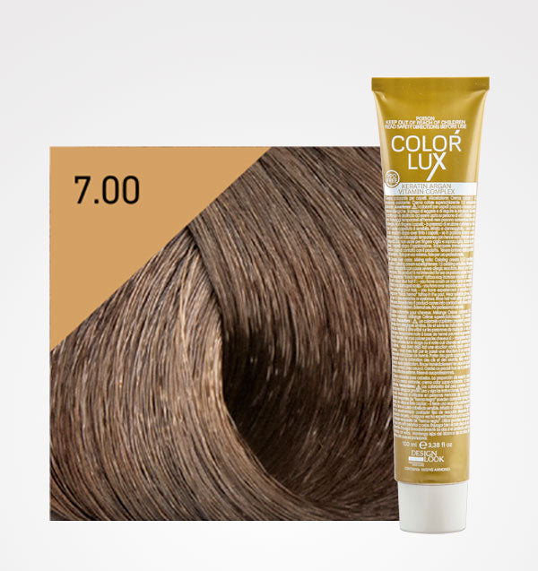 Tinta em Creme Cor Lux 100ml - Design Look: Color - 7.00 Rubio Intenso