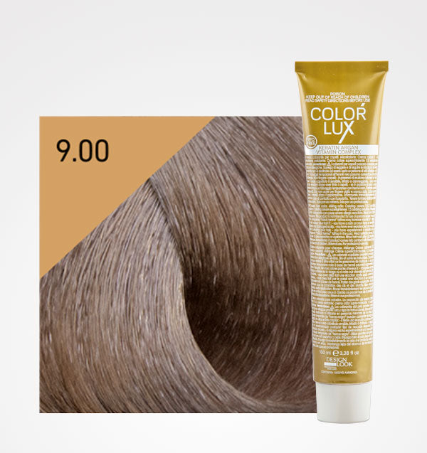 Tinta em Creme Cor Lux 100ml - Design Look: Color - 9.00 Rubio Clarísimo Intenso