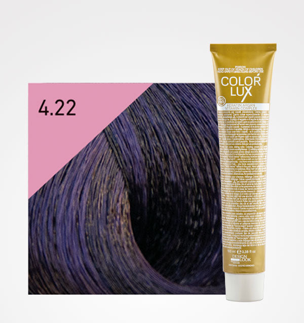 Tinta em Creme Cor Lux 100ml - Design Look: Color - 4.22 Castaño Violeta Intenso