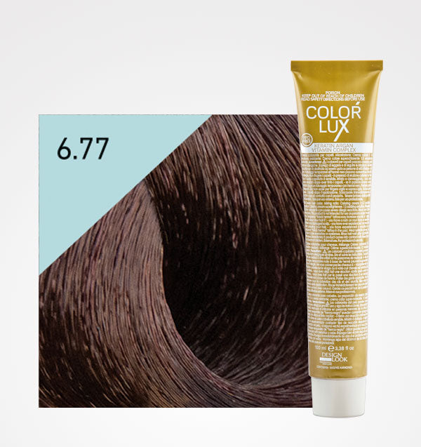 Tinta em Creme Cor Lux 100ml - Design Look: Color - 6.77 Chocolate Fondant