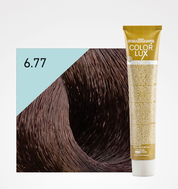 Tinta em Creme Cor Lux 100ml - Design Look : 6.77 Chocolate Fondant - 1