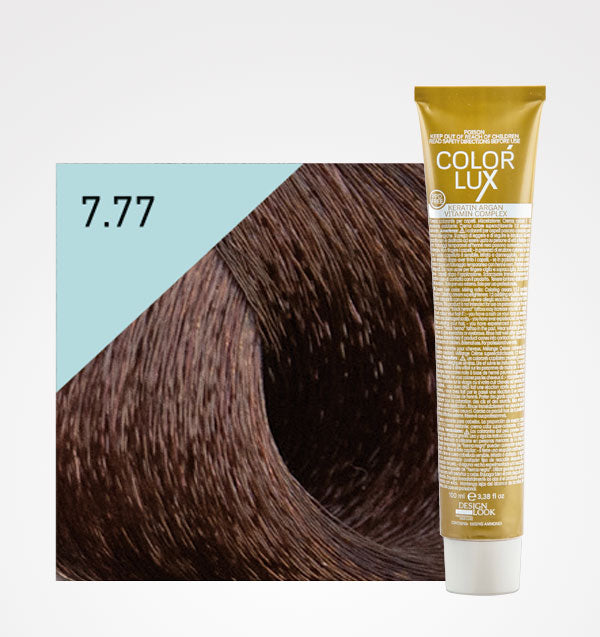 Tinta em Creme Cor Lux 100ml - Design Look: Color - 7.77 Chocolate Gianduia