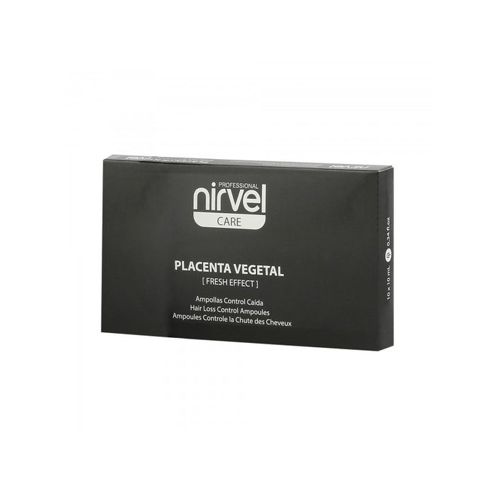 Ampolas de Controle de Queda de Cabelo com Placenta Vegetal 10x10ml - Nirvel - 1