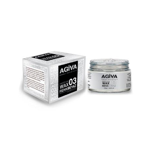 Agiva Hairpigment Wax 03 Cor Branco 120g - Agiva - 1
