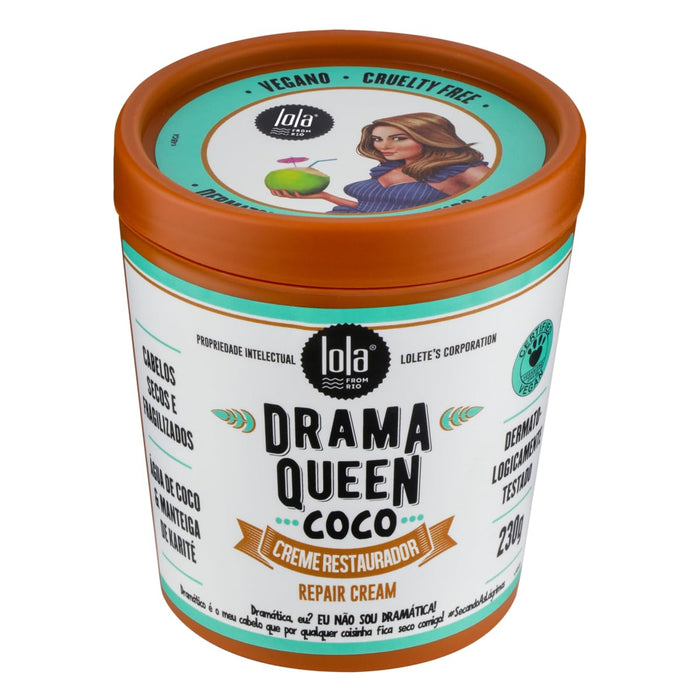 Creme Restaurador Coco - Drama Queen 230 G - Lola Cosmetics - 1