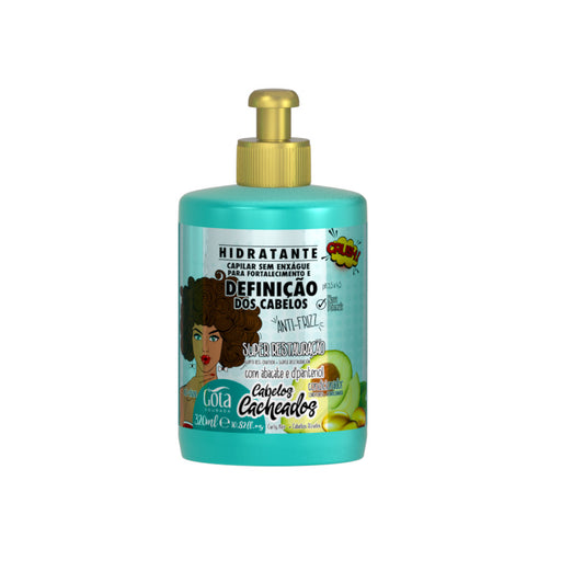 Creme Pentear Fortalecimento Cacheados 320ml - Gota Dourada - 1