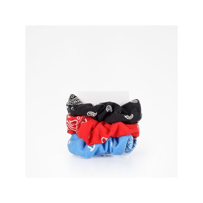 Coletores Cores Hairband Lace Colors Pacote 3 Unids Vermelho-preto e Azul - Bifull - 1