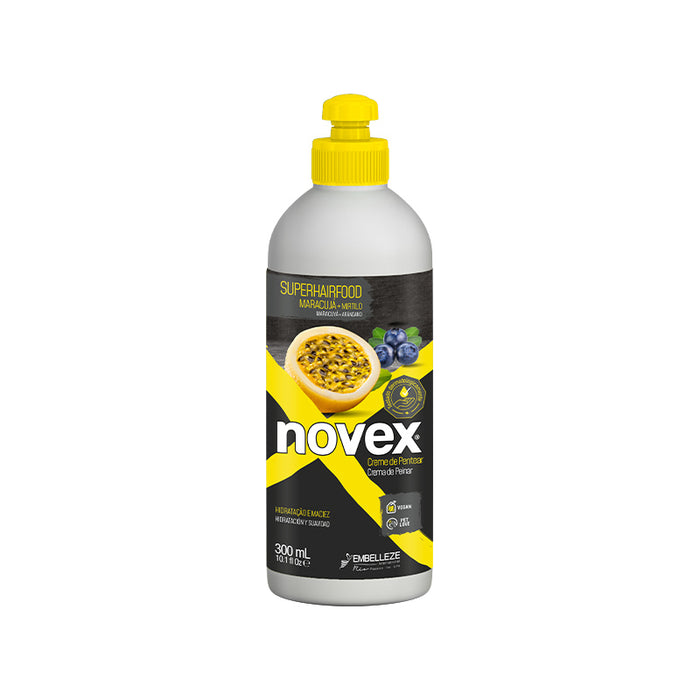 Condicionador sem enxágue Superfood Maracujá e Mirtilo 300ml - Novex - 1