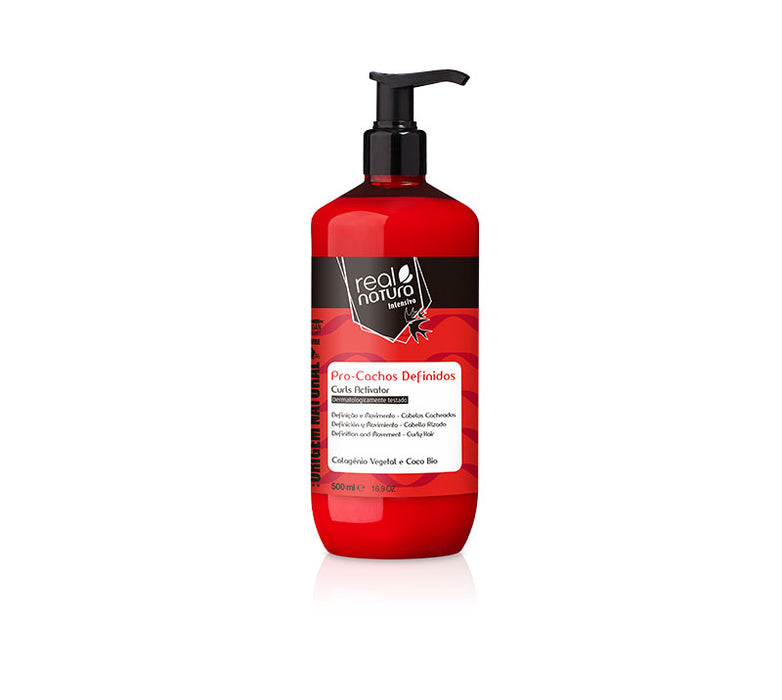 Ativador de Cachos Intensos com Colágeno e Vitamina B5 500 ml - Real Natura - 1