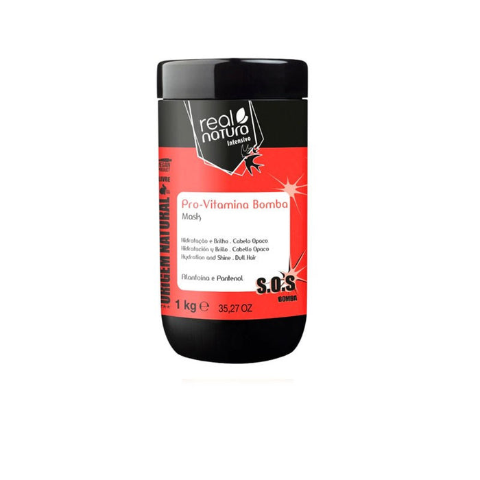 Máscara Nutritiva sem Sal - Máscara Sem Sal Pró-nutrição Bomba 1kg - Real Natura - 1