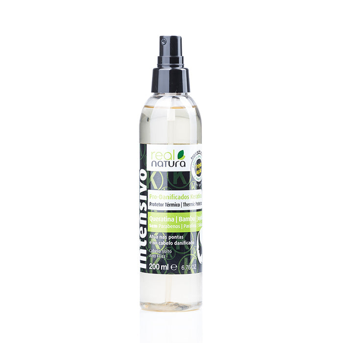 Ampola Líquida com Queratina para Cabelos Danificados - Carga Líquida Pro-danificados Queratina 200 ml - Real Natura - 1