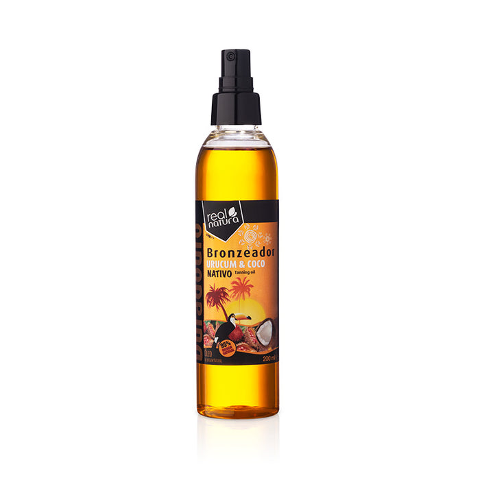 Óleo Bronzeador com Urucum e Coco - 200 ml - Real Natura - 1