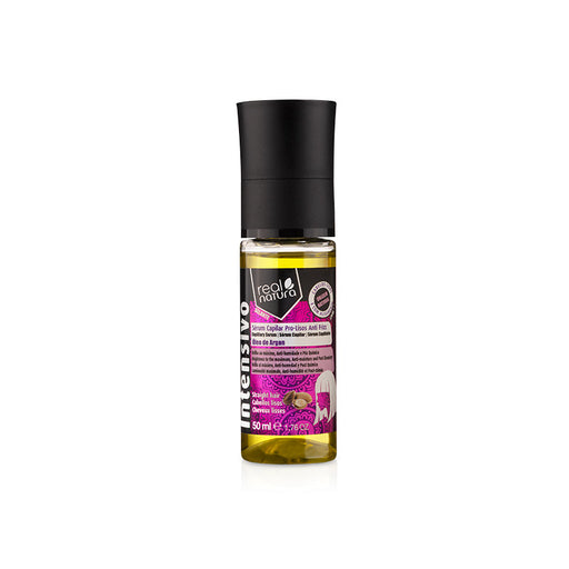 Sérum Capilar de Argan Anti-quebra para Cabelo Liso - Sérum Capilar Pro-lisos Anti Frizz Argan 50 ml - Real Natura - 1