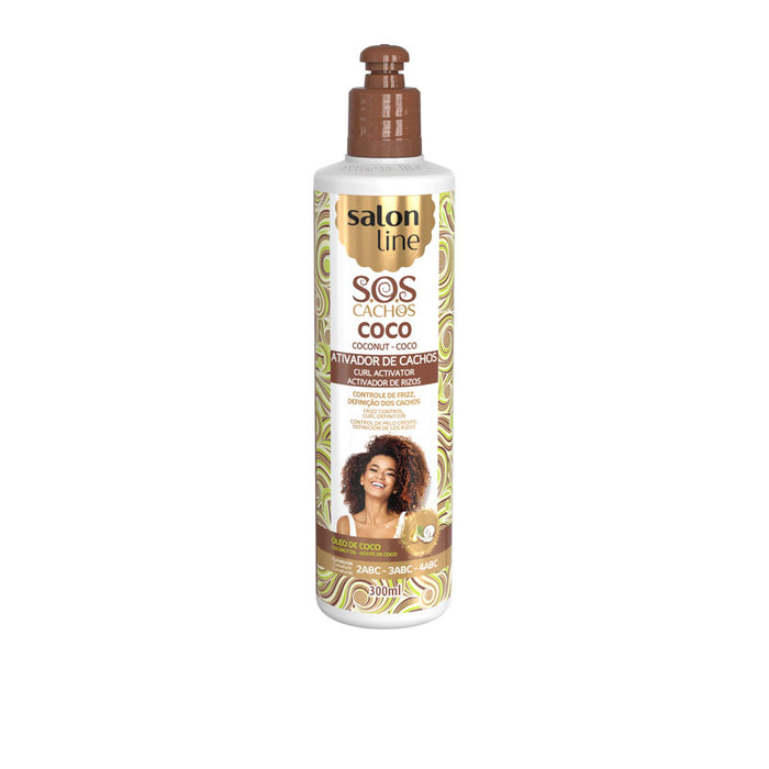 Ativador de Cachos SOS Cachos - Óleo de Coco 300ml - Salon Line - 1