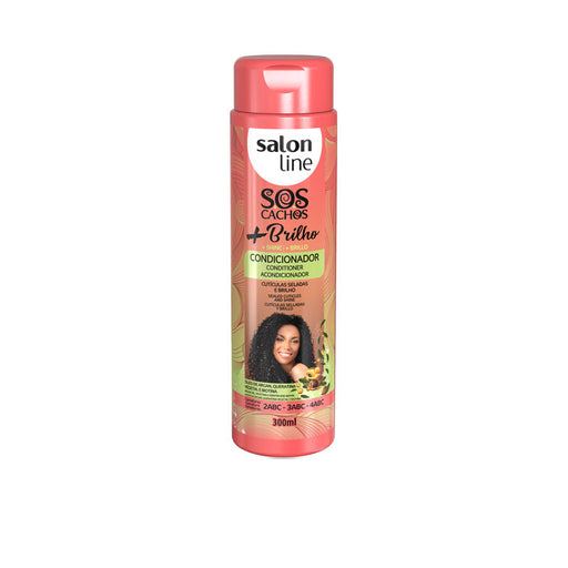 SOS Cachos + Condicionador Brilho 300ml - Salon Line - 1