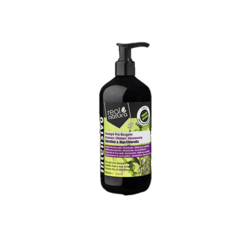 Shampoo Reconstrutor sem Sal com Espirulina e Alga Chlorella 500ml - Real Natura - 1