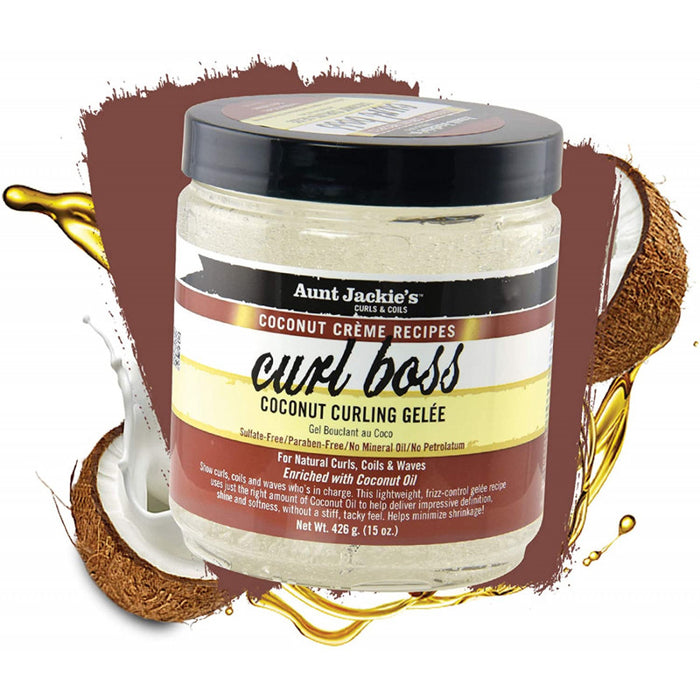 Gel Fixador de Cachos - Curl Boss Coconut - Aunt Jackie's - 2