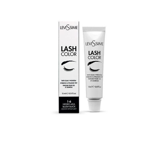 Lash Color Tinta Sobrancelha e Cílios 1-6 Preto Azul 15ml - Levissime - 1