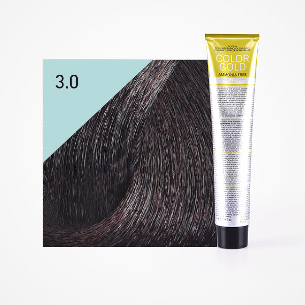 Colorante Dourado sem amônia 100ml - Design Look : 3.0 Castaño Oscuro - 1