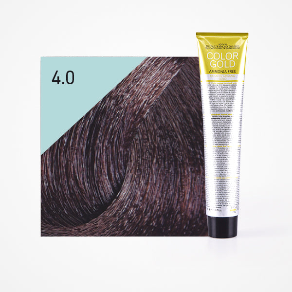 Colorante Dourado sem amônia 100ml - Design Look : 4.0 Castaño - 1