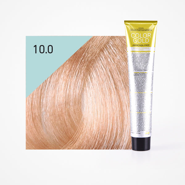 Colorante Dourado sem amônia 100ml - Design Look : 10.0 Rubio Platino - 1